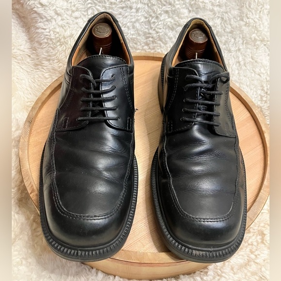 Ecco Men’s Black Dress Comfort Leather Oxfords Lace Up 11/11.5 EU 45 main image 4